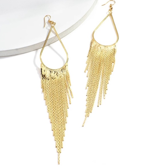 ⚡️Insta long tassel drop earrings - Picture 5 of 6
